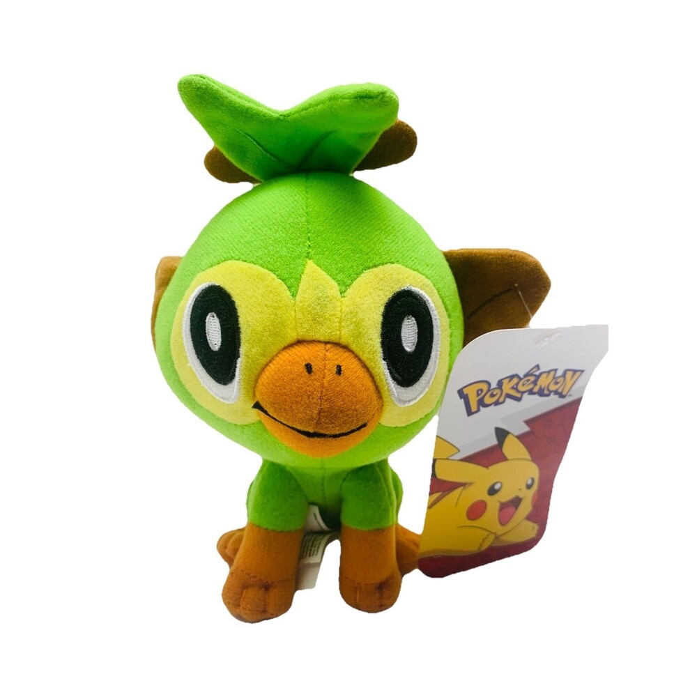 Nintendo Pokemon Grookey Green Plush 8" Stuffed Animal 2021 Toy Factory